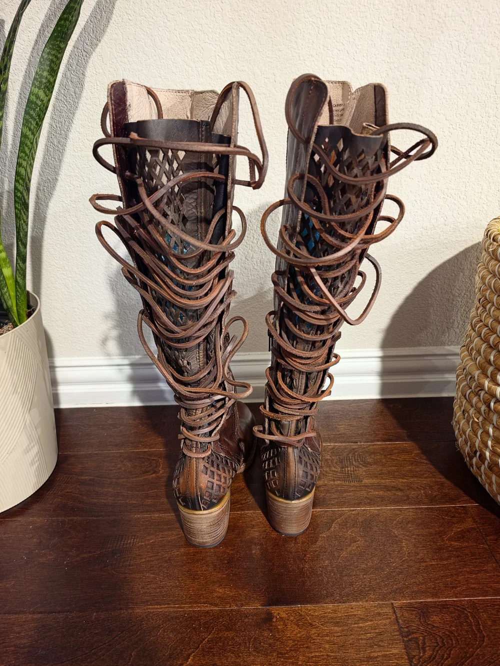Freebird Women's Carver Lace-Up Leather Boots - Brown